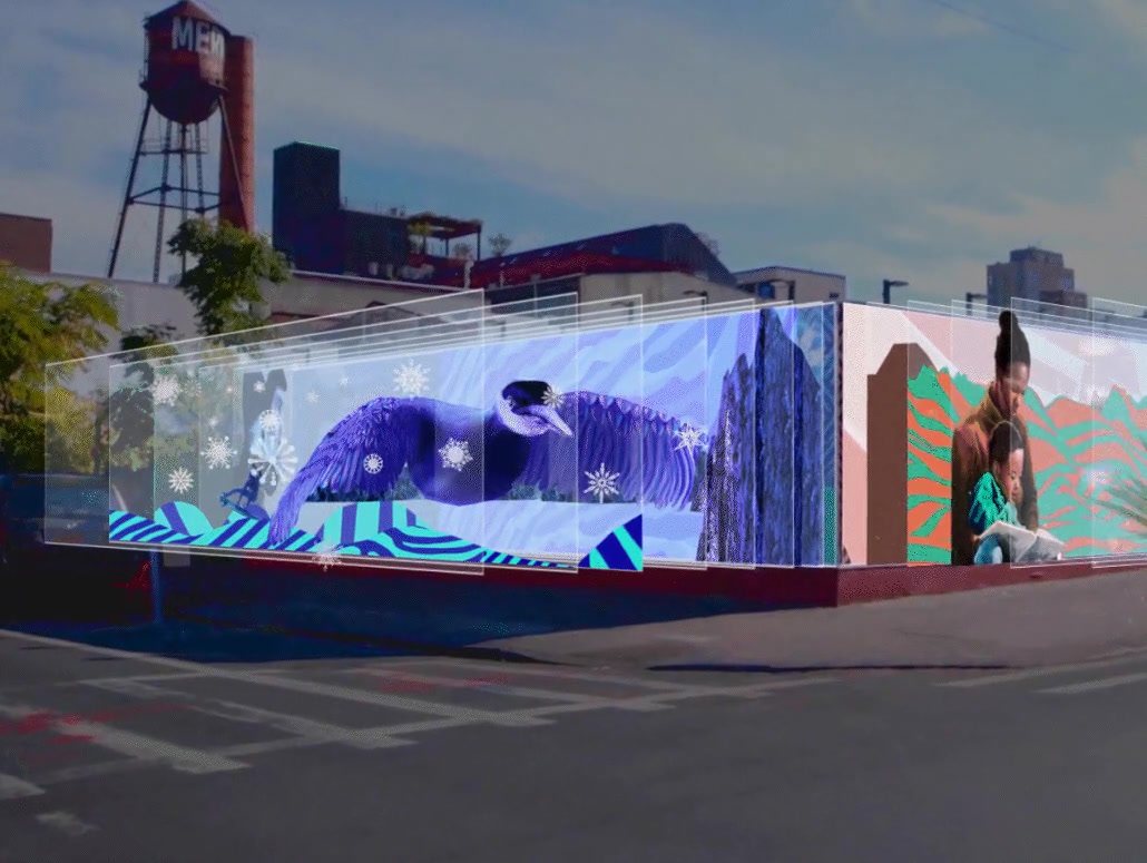 Lufthansa AR Mural